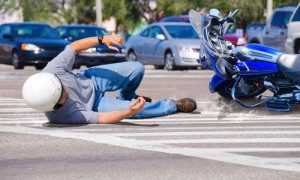 Motorcycle accident at intersection in Florida